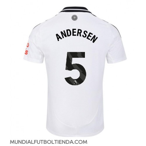 Camiseta Fulham Joachim Andersen #5 Primera Equipación Replica 2024-25 mangas cortas